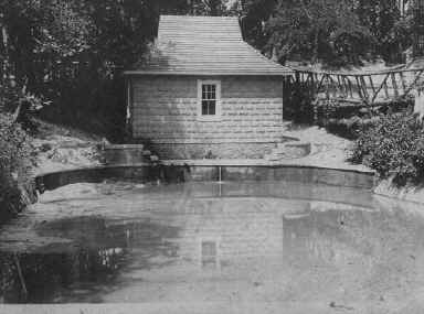 The Old Spring House  -  Circa 1920